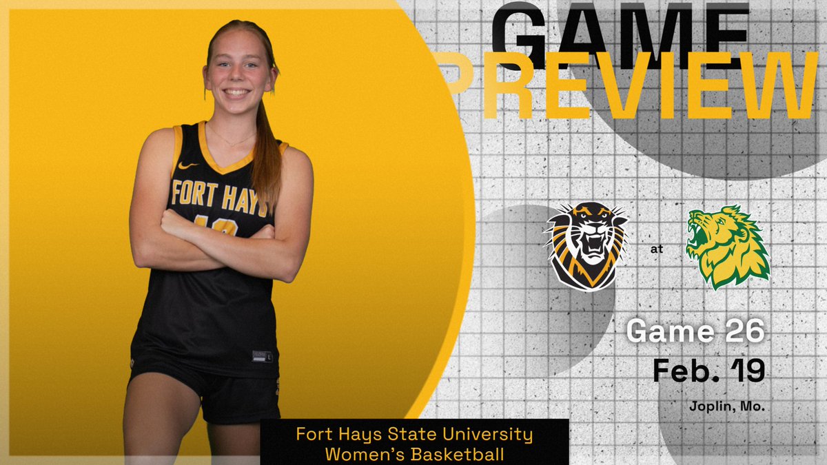 fhsuathletics's tweet photo. No. 6 women's basketball opens its final road trip of the regular season Thursday against Missouri Southern. https://t.co/pin01lU9lq https://t.co/VJEouBNZjc