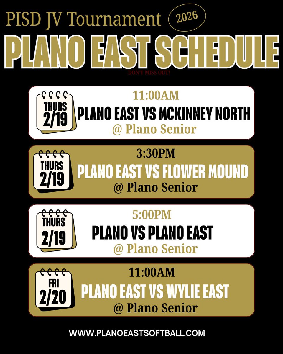 Plano East Softball tweet media