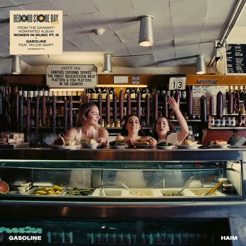 PopBase's tweet photo. 5 years ago today, HAIM and Taylor Swift released the remix to ‘Gasoline.’ https://t.co/Cr7BtoJe0d
