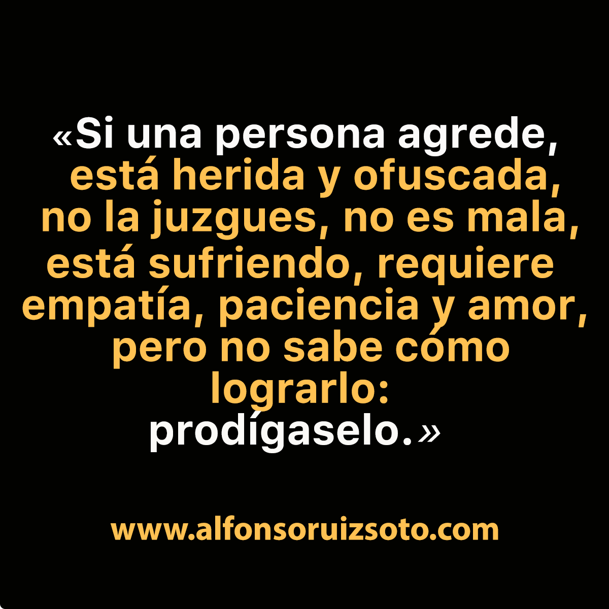 ARuizSoto's tweet photo. Quien agrede no es malo.
Está herido, confundido y sin recursos internos.
Eso no se juzga: se comprende.
https://t.co/JsvnLdrVfD https://t.co/gO4EYiRziZ