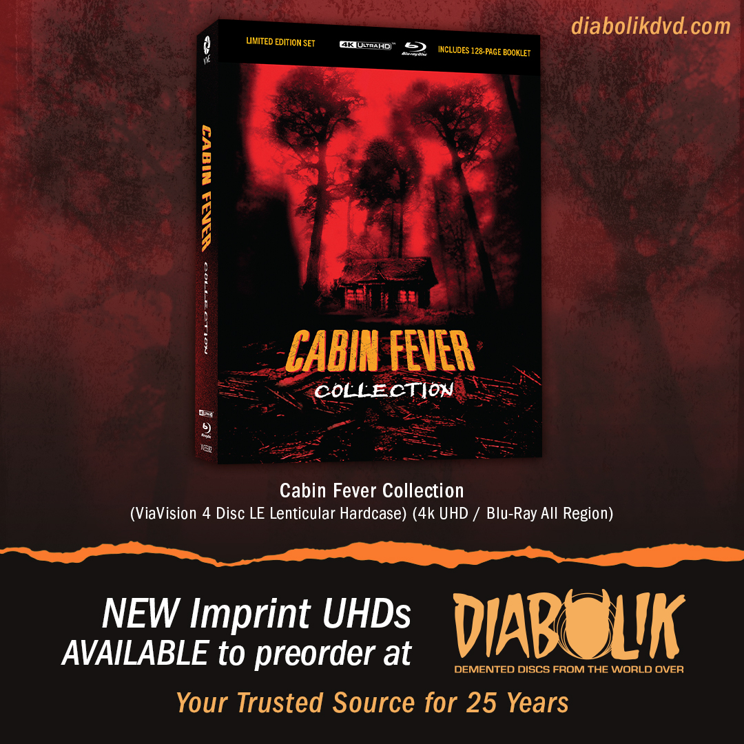 diabolikdvd's tweet photo. NEW Imprint UHDs NOW AVAILABLE to preorder at Diabolik!

https://t.co/0QVeboxkvL

#diabolikdvd #physicalmediaadvocates #imprint #uhd #cabinfevercollection #1408 https://t.co/oXj2h48GTB