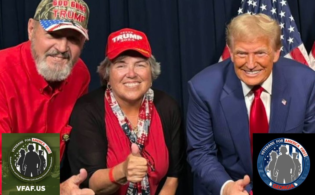 VFAFWarroom's tweet image. VFAF GEORGIA – Look for State Rock Star Vietnam Veteran Bundy Cobb to meet and greet on behalf of Veterans for America First in Rome, Georgia, at the Trump Rally on Thursday, February 19, 2026

Veterans for America First
The Original 2015 Veterans for Trump Grassroots
#Trumprally