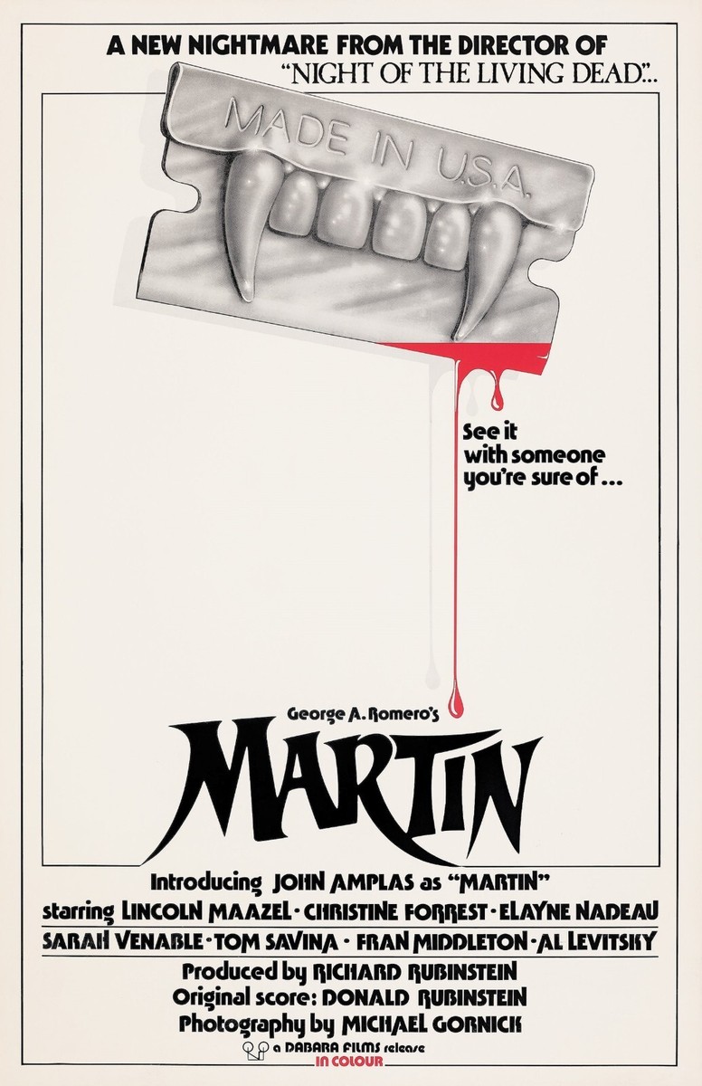 Movie agenda tonight.
Seeing again;

Martin 🦇 💉 

#Vampire