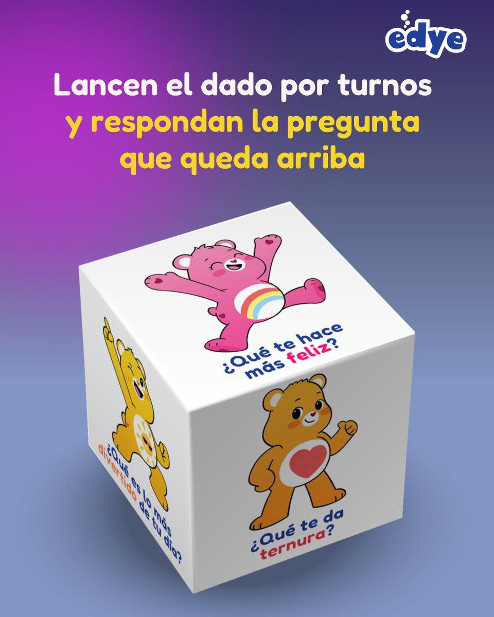 edyetv's tweet photo. 🧸🎲 ¡En Edye tenemos una nueva actividad para compartir en familia!

Llega el juego de los Amig-ositos, una propuesta para conversar, escucharse y conocerse un poquito más 💛✨

👉 Descarga la actividad:

https://t.co/R3L0xPTwPD

#Edye #JugarEnFamilia #OsitosCariñositos 🎲💖 https://t.co/EeqT9kIp1t
