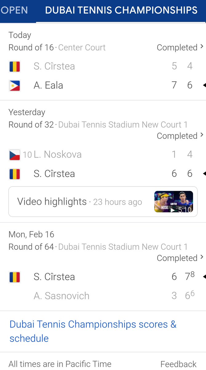CirsteaFC's tweet photo. #Sorana #Cirstea 🇷🇴
#Lost
#ThirdRound
#DubaiDutyFree
#WTA1000
🎾 https://t.co/ksqOxGulzB