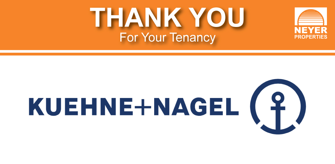 Neyer Properties would like to recognize our tenant with an anniversary in February. Thank you for your continued tenancy!

#TenantAppreciation #CRE #KuehneNagel