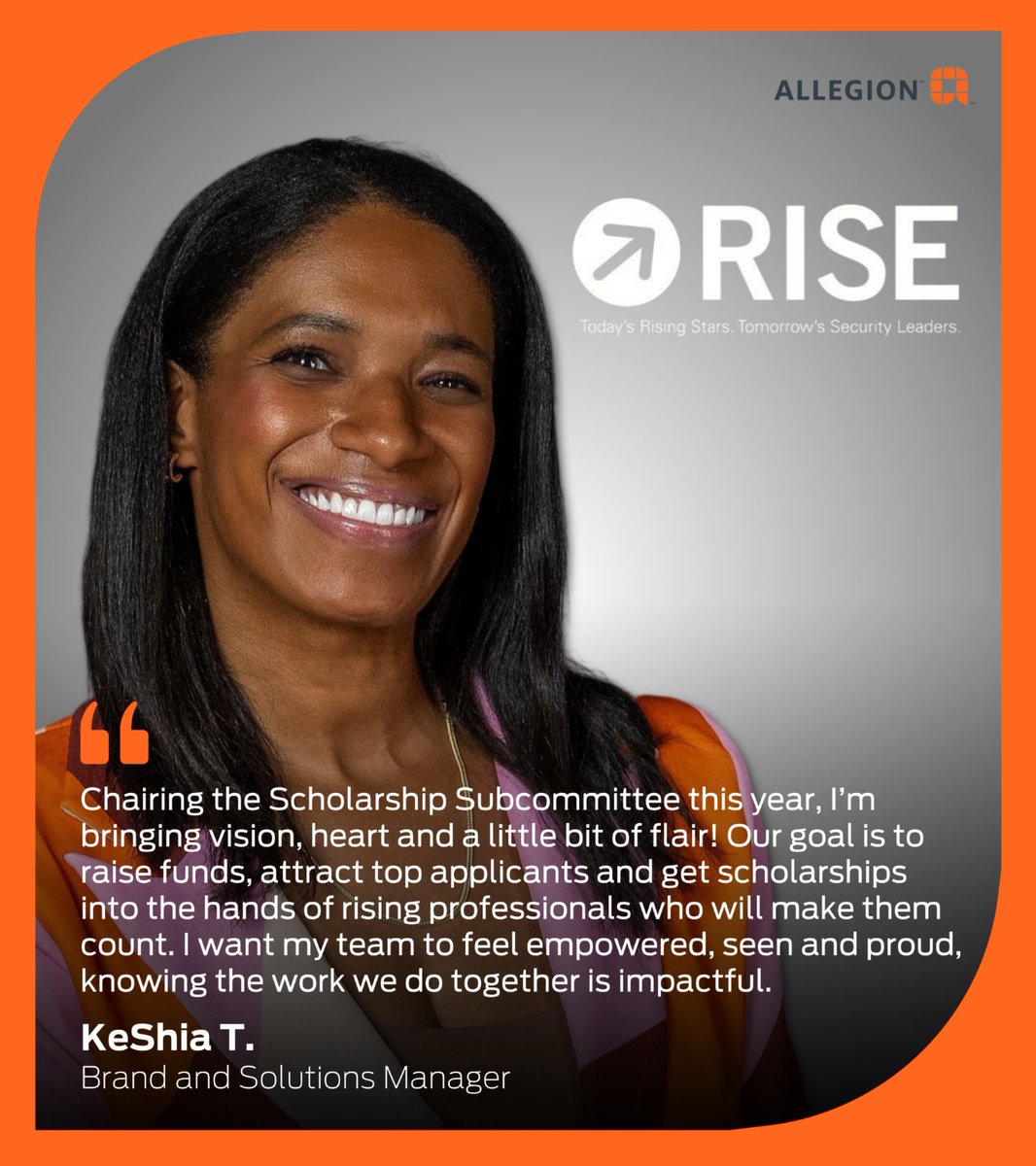 Allegion tweet media