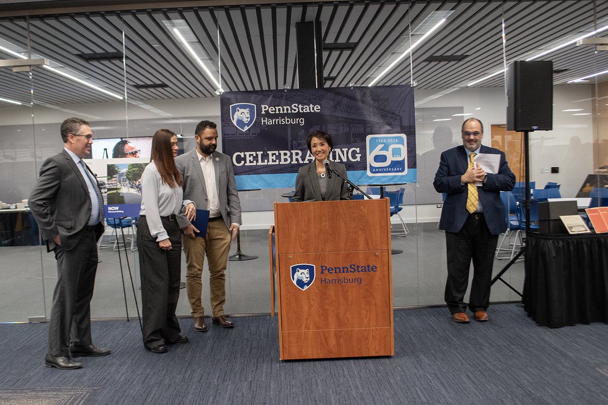 SenatorPattyKim's tweet photo. Proud to celebrate 60 years of Penn State Harrisburg. We are fortunate to have such dedicated educators and students who continue to enrich our community here in the 15th district. https://t.co/oPDcqYKl4r