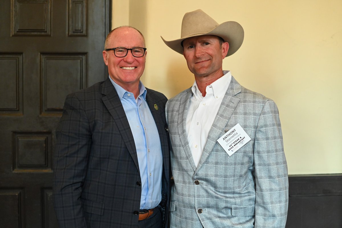 calcattlemen's tweet photo. Just a few more weeks until the cowboy hats will shine at our 45th Steak &amp; Eggs Breakfast on March 11th! 🤠 See you there??

Make sure to get your RSVPs in now to participate in one of our favorite days of the year. https://t.co/EuQZpZqexN