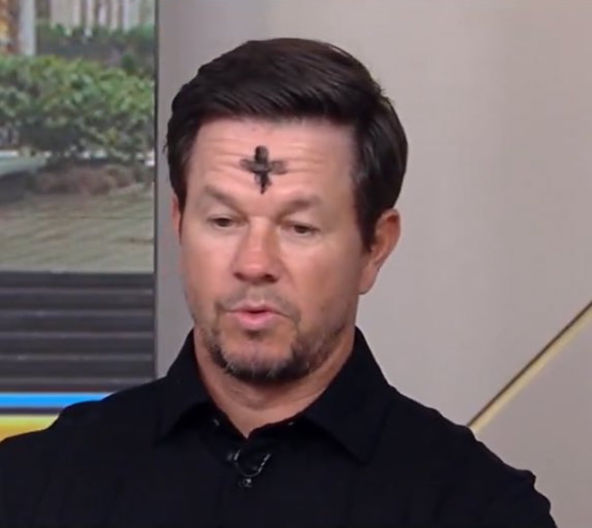 Christian actors Jonathan Roumie and Mark Wahlberg wear ashes during their Fox &amp; Friends appearance, symbolically witnessing to Christ in front of millions.

Hollywood needs more of this.