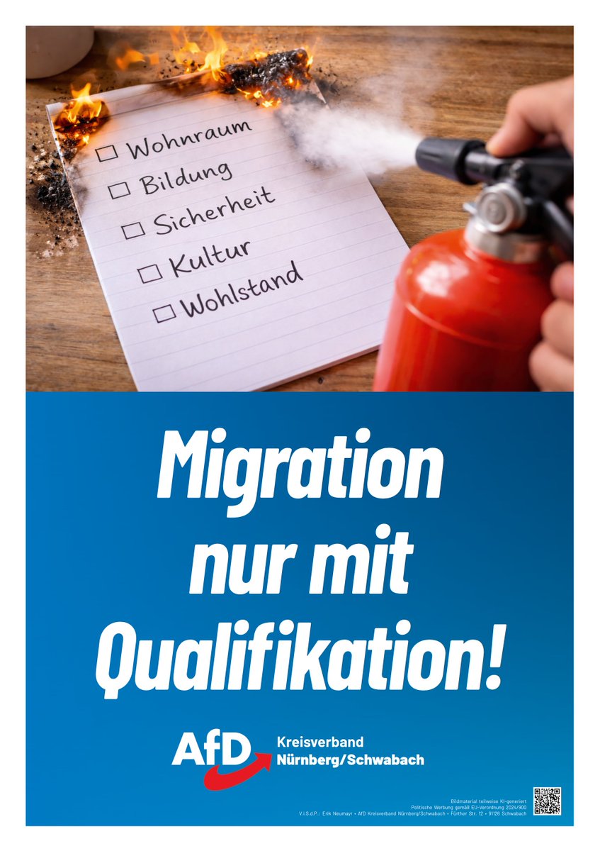 Asylrecht ist vorübergehend, es soll politisch Verfolgten helfen. Migration ist dauerhaft, sie soll der Gesellschaft helfen. Migration von Menschen, die der Gesellschaft schaden, muss gestoppt werden!