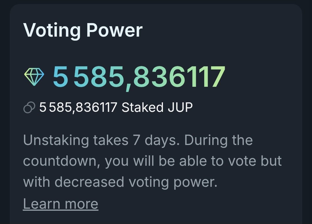 I voted for option 2. <a href="/JupiterExchange/">Jupiter</a>

I know that many people are very disappointed by Jup's price drop and they're right to feel that way. They're hoping to recover their losses through Jupuary. But I don't think that's the right way to think about it.

With option 1, we can