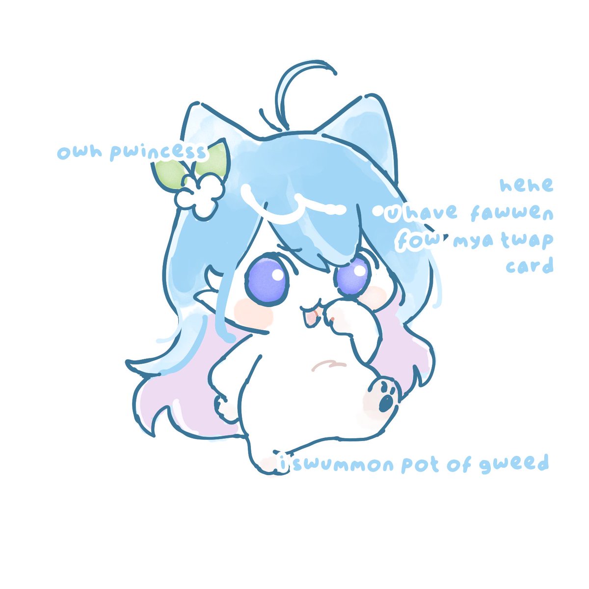 lordspikyfish's tweet photo. Dwoodle for @Hisui_Cai courtesy of Dulcibel! 🐱 https://t.co/LfkKUEtkC9