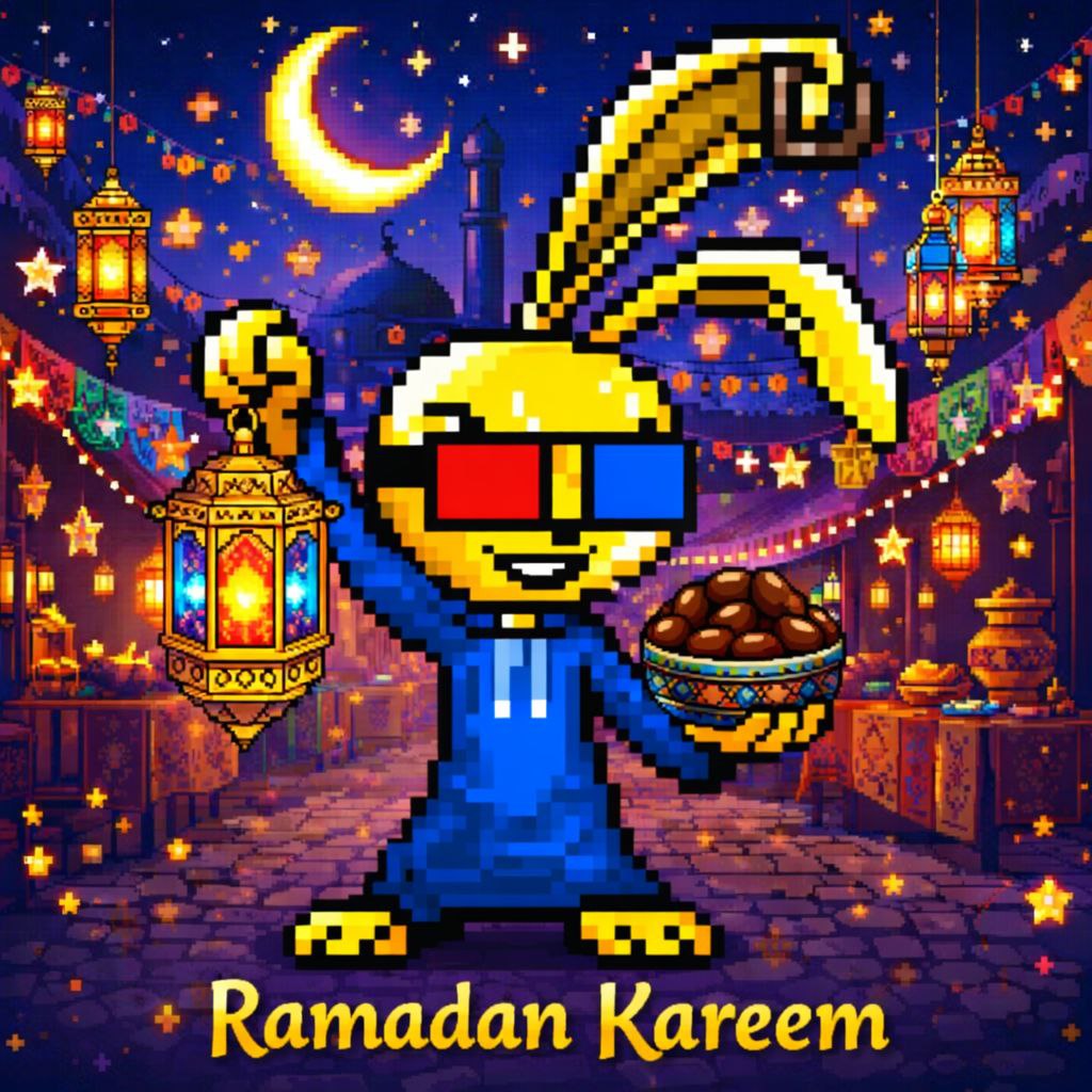 Pixel Bunny Punks is celebrating the holy month of Ramadan 🌙✨
Wishing everyone a blessed and joyful month ❤️