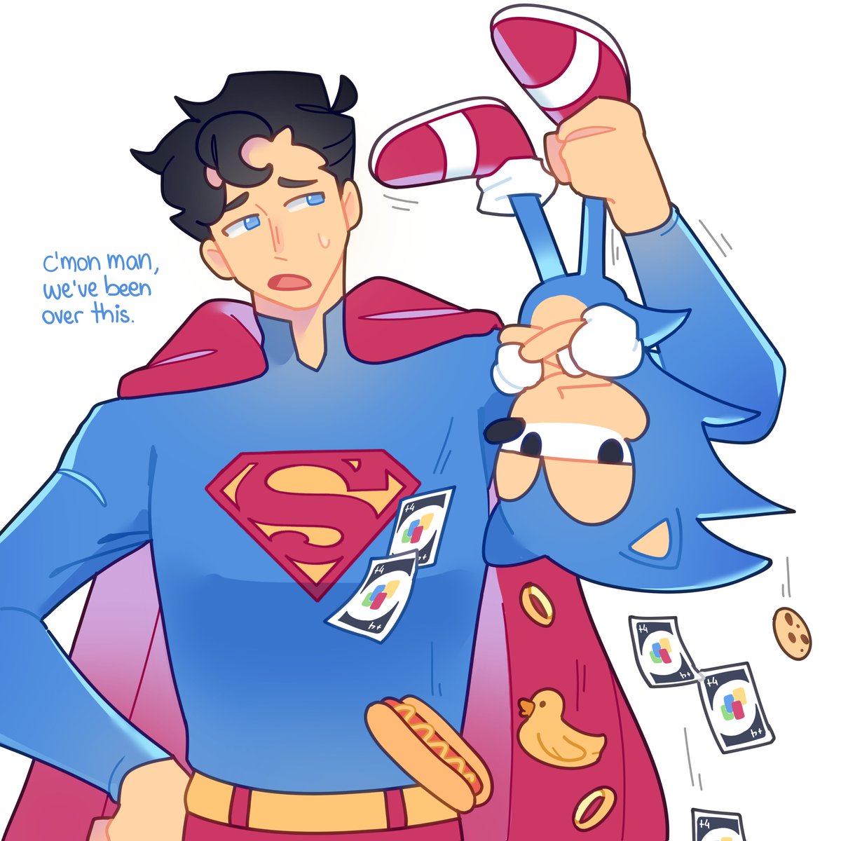 pillars of hope playing uno (sonic is cheating as always)