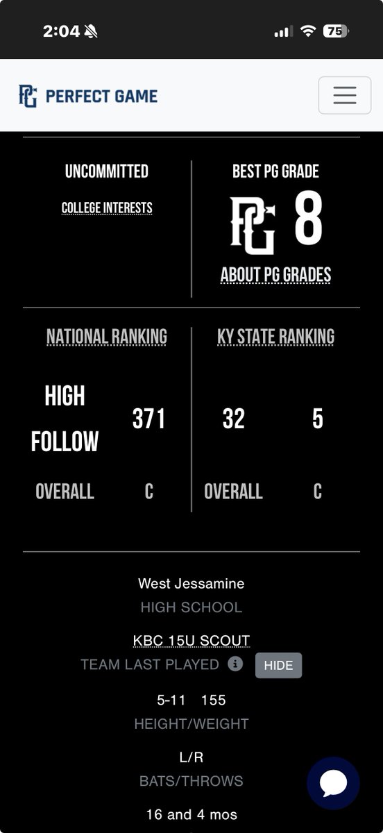 DHardin2028's tweet photo. Thank for my PG grade and ranking! 
@PG_OhioValley 
@PG_Scouting 
@PGShowcases 
@BlakePerry_34 
@Ak282625 https://t.co/vNvLnrk8vz
