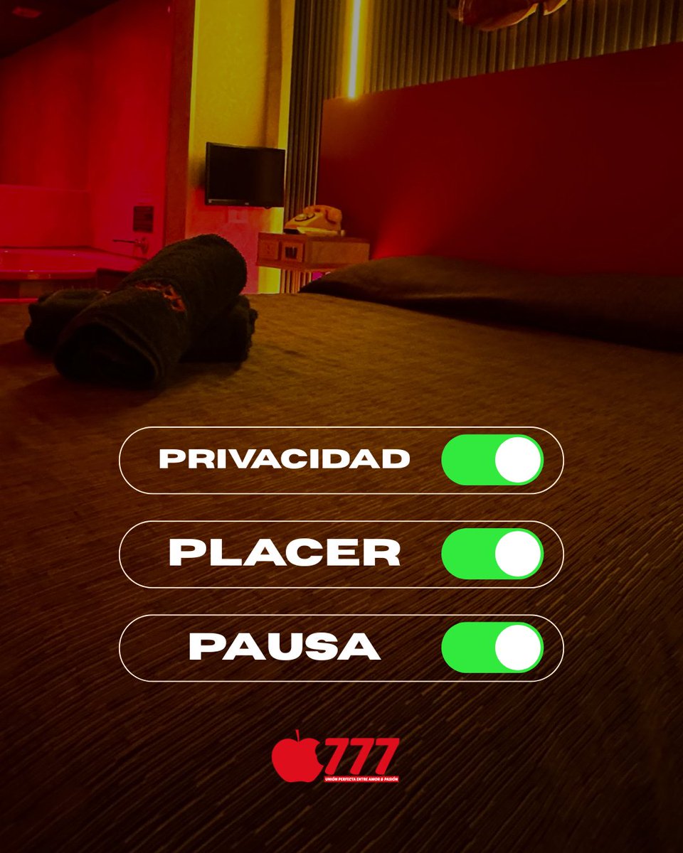 Tu pausa perfecta para romper la rutina está en #Hotel777.

Abrimos 24/7 en Av. Departamental 777, San Miguel.

Ven al hotel777.cl.