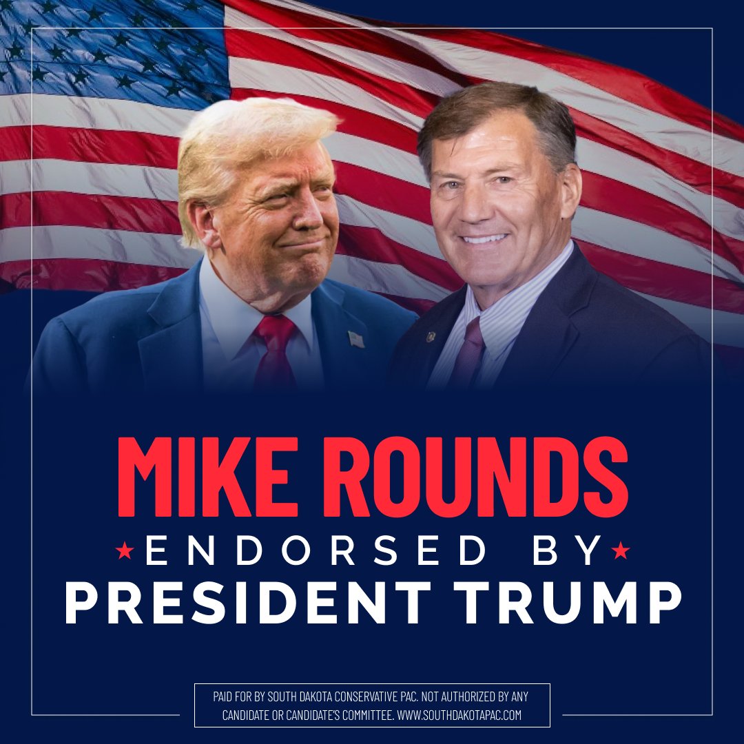 🇺🇸 RE-ELECT MIKE ROUNDS Lifelong South Dakotan. Former Business Owner ...