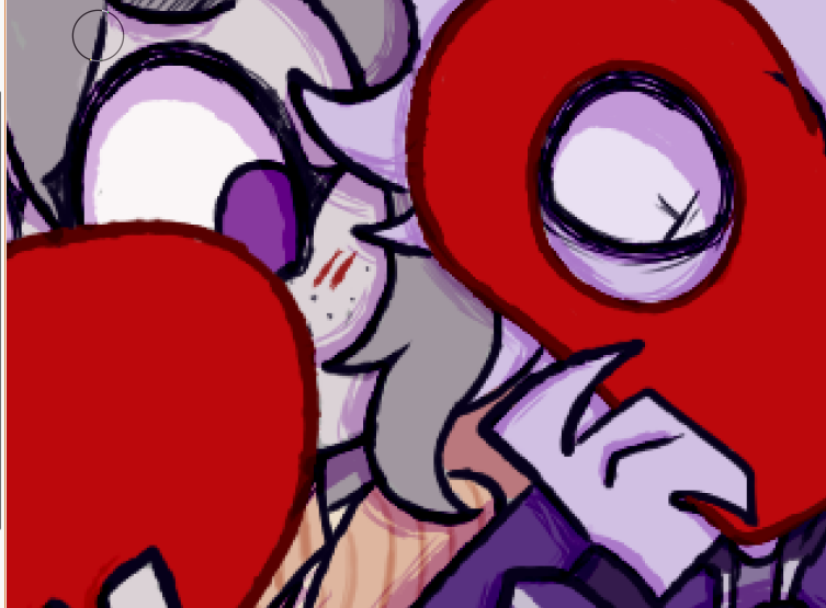 im trying a new shading technique augh--- it hurts ma hand kjdwbefhj