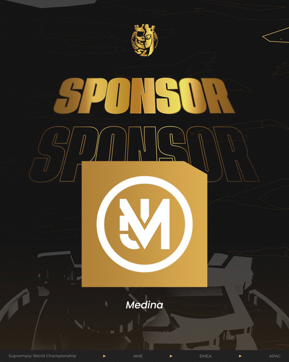 🟡 𝐎𝐅𝐅𝐈𝐂𝐈𝐀𝐋 𝐒𝐏𝐎𝐍𝐒𝐎𝐑 💸

ONE OF THE MOST VETERAN SPONSORS IN SUPREMACY LEAGUE RETURNS! 🔥

Even though he’s retired, he decided to support this World Championship once again 🙌

CEO of <a href="/ARMAGEDONHN_CR/">ARMAGEDON🇭🇳</a> — none other than <a href="/MEDINA_GAMERHN/">Medina🇭🇳</a> 🇭🇳

A pleasure to have your