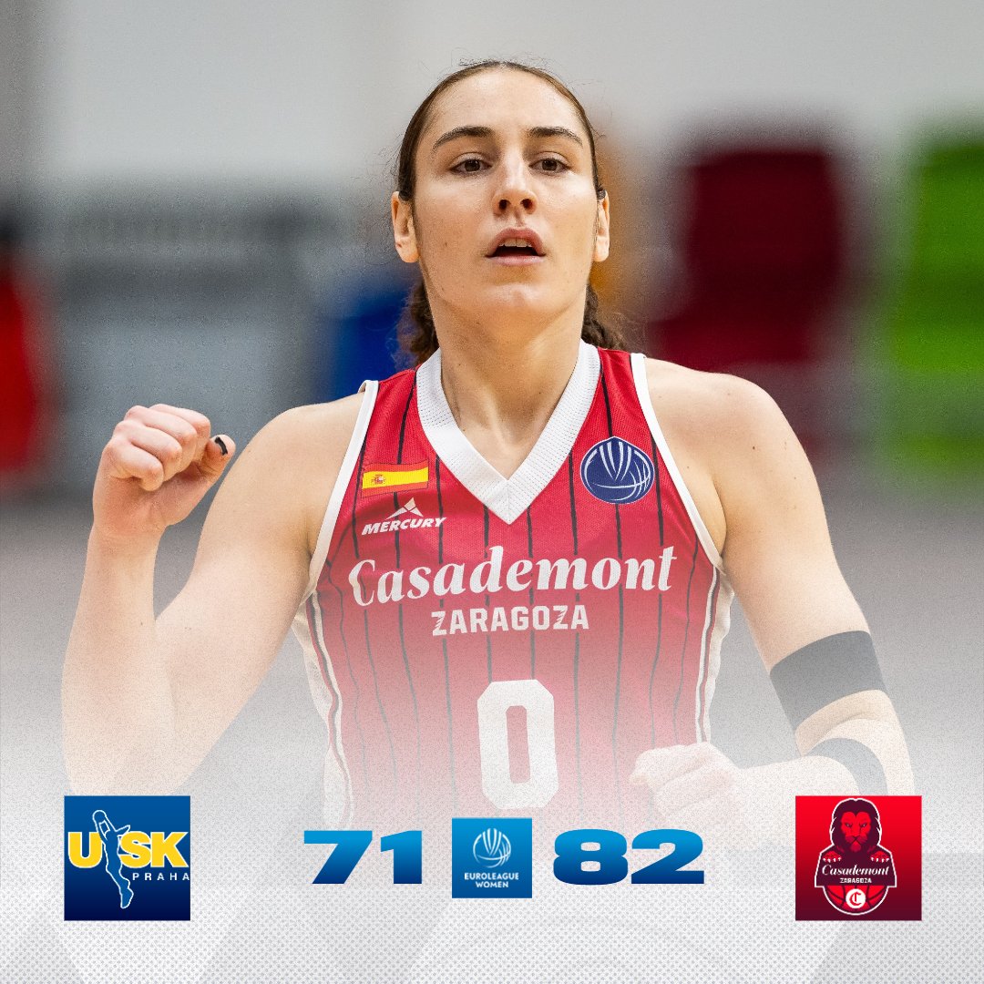ONE STEP CLOSER 👣

Zaragoza’s statement road win puts them one victory away from securing a #EuroLeagueWomen Final Six spot at home 🦁