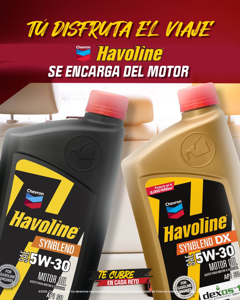 Chevron Havoline México tweet media