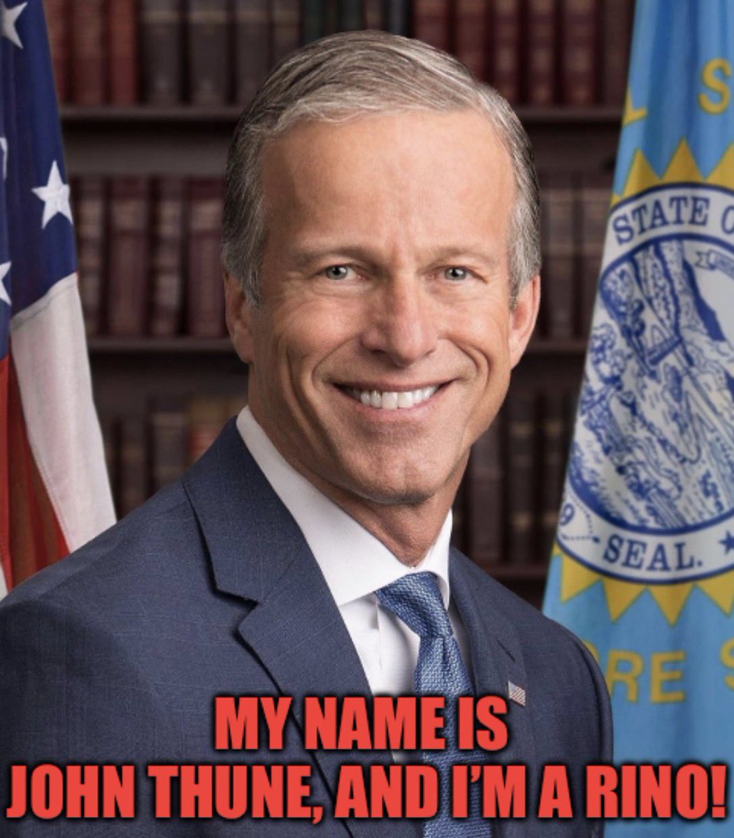 1Nicdar's tweet image. It’s my opinion that John Thune is never gonna nuke the standing filibuster, and therefore, the SAVE America Act has no chance of ever passing through the Senate. 

Thune was cut from the same cloth as never-Trumper Mitch McConnell. 

Actions speak louder than words.