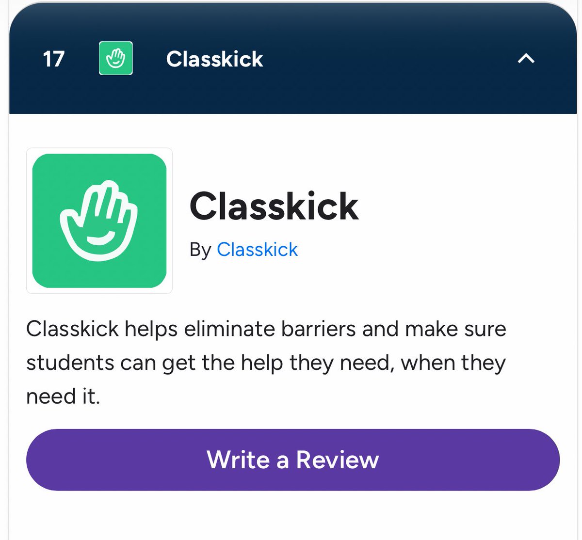 Classkick tweet media