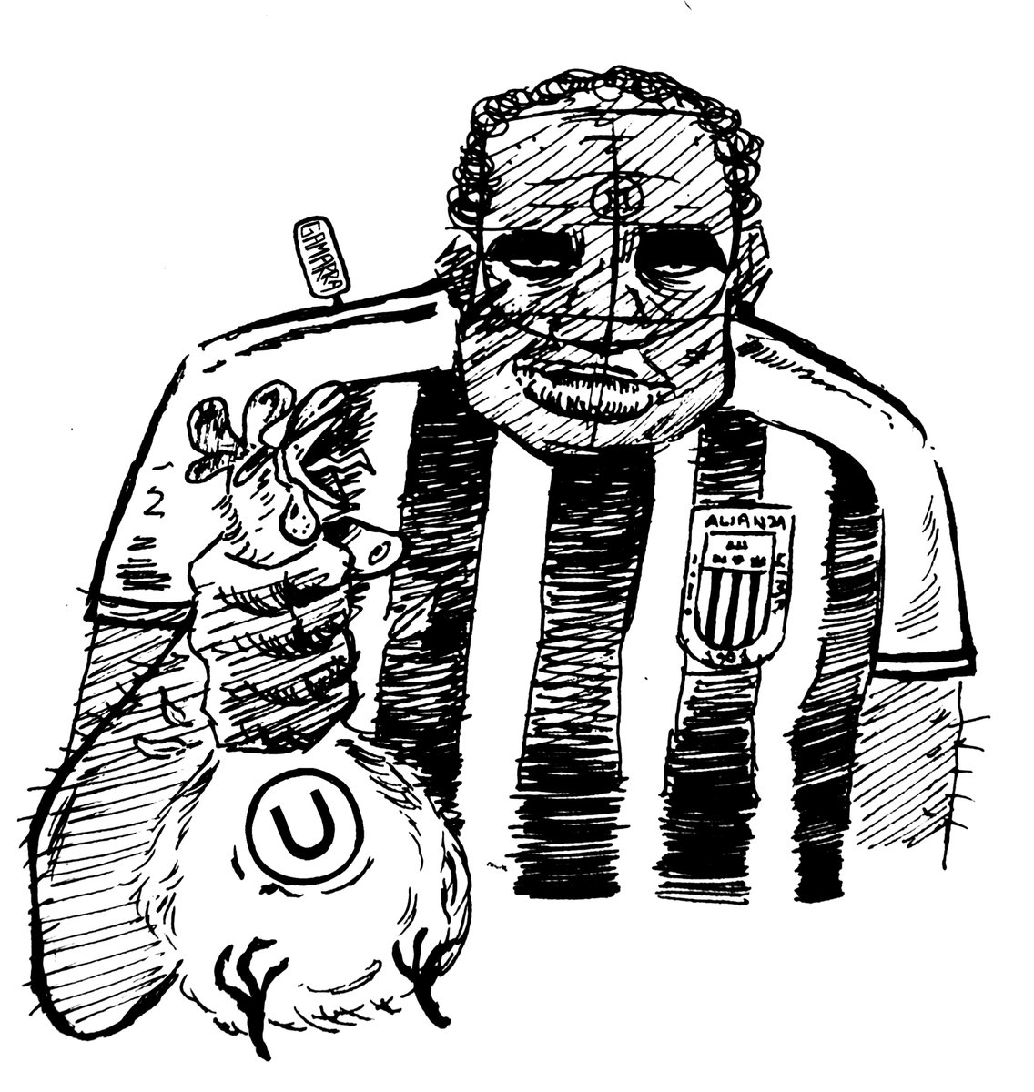 Boceto para no dejar morir el perfil,me gustaría variar un poco más en los dibujos que hago díganme 😭😭
#sketches #digitalart #AlianzaLima