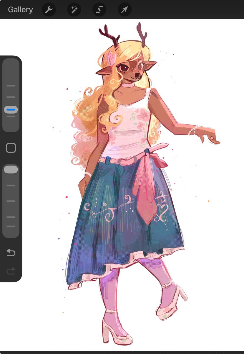 Practicing drawing clothes ft my daughter #noelleholiday #deltarune