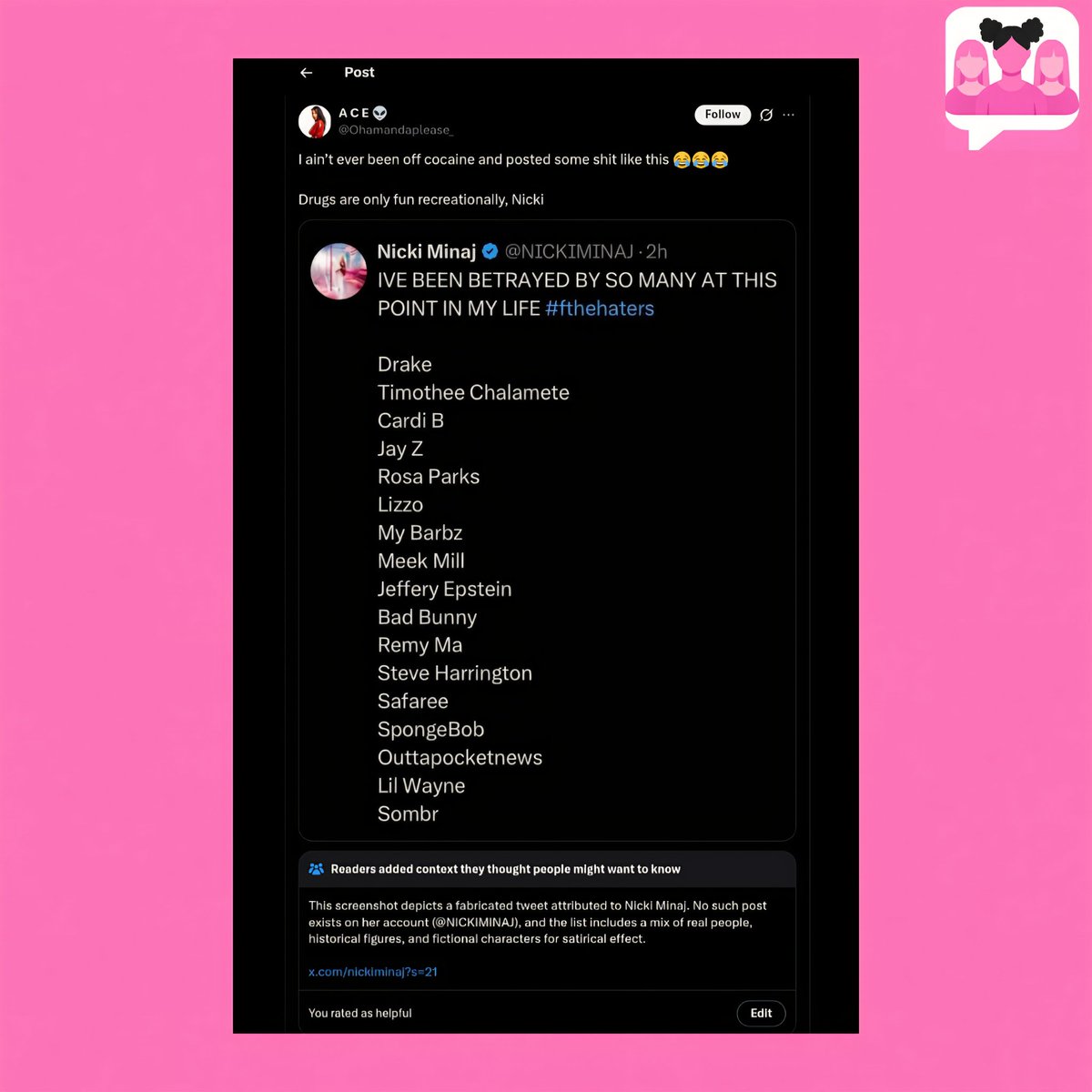 Onika Notes tweet media
