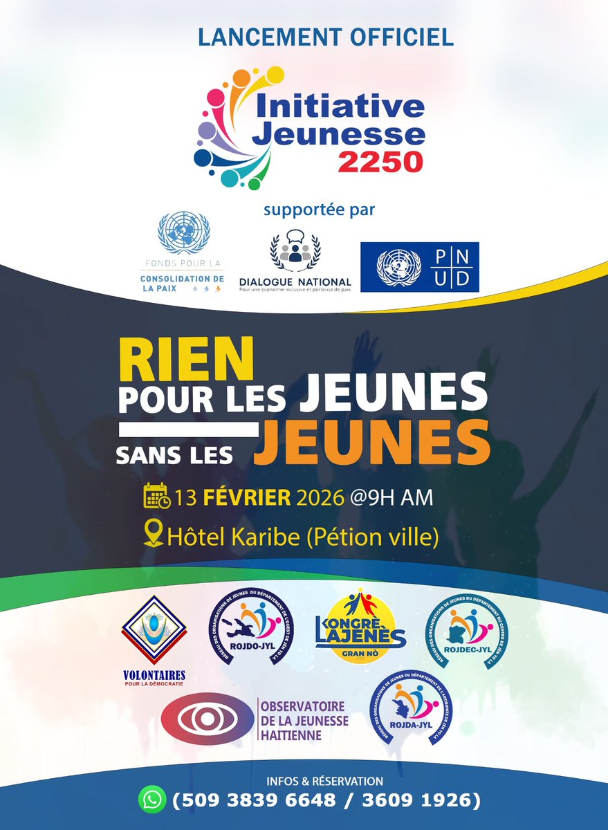 Observatoire de la Jeunesse Haïtienne (OJH) 🇭🇹 tweet media