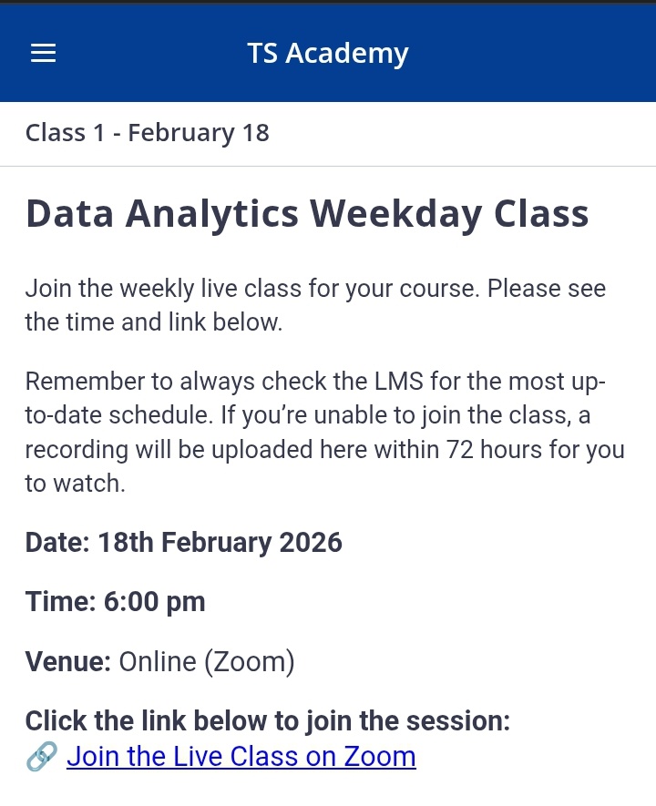 officialdave001's tweet photo. First class on DATA ANALYSIS with @TechSphereAcad 
A well curated introductory session by @ezekiel_aleke 
Already looking forward to the next class!
Open to connecting with like minds, ciao✌️ https://t.co/6pObfNfJI1