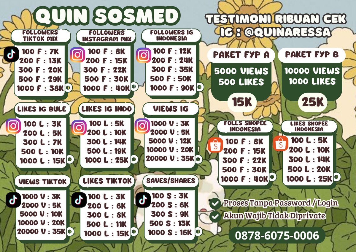 JUAL FOLLOWERS by Quin tweet media