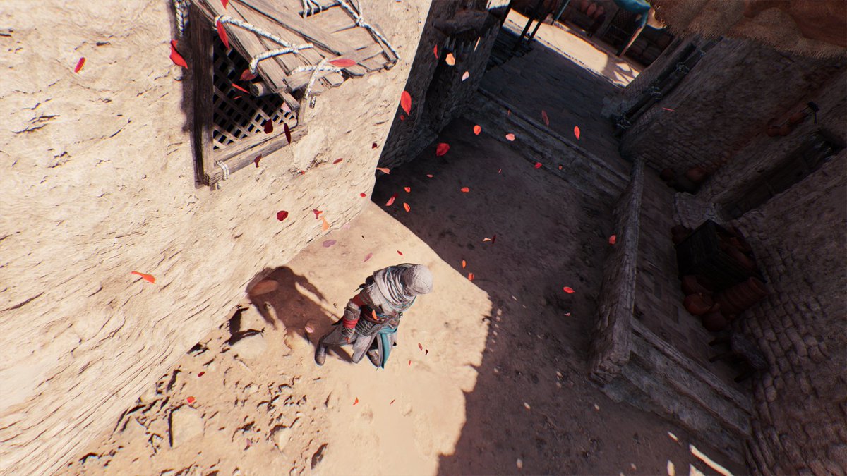 Mintystarsfan's tweet image. Red like roses fills my head with dreams and finds me, always closer to the emptiness and sadness that has come to take the place of you.#screencaps #acphotomode #videogames #assassinscreed  #assassinscreedmirage #basimibnishaq #assassinscreedcommunity #ubisoft #ubisoftgames