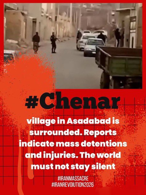 Arahabaki_13's tweet photo. 🚨CRIME AGAINST HUMANITY!
The Islamic regime and IRGC terrorists are attacking and abducting Iranians in #Abdanan and #Chenar.
Please be our voice!
We might lose connection to the international internet at any moment.
#IranMassacre 
@CNN @emilykschrader @hrw @Reuters https://t.co/9ZKNaxzgYA