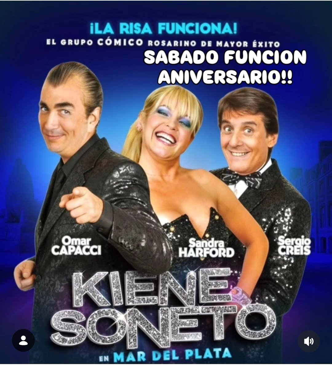 FUNCION ANIVERSARIO SABADO 21 FEBRERO 22 HS!! LA RISA FUNCIONA! TEATRO CARRERAS MDP!