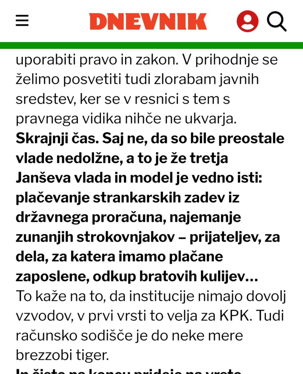 Katarina Bervar Sternad za časopis Dnevnik, 22.01.2022, o tem kako KPK nima dovolj vzvodov, da bi preganjala Janšo.