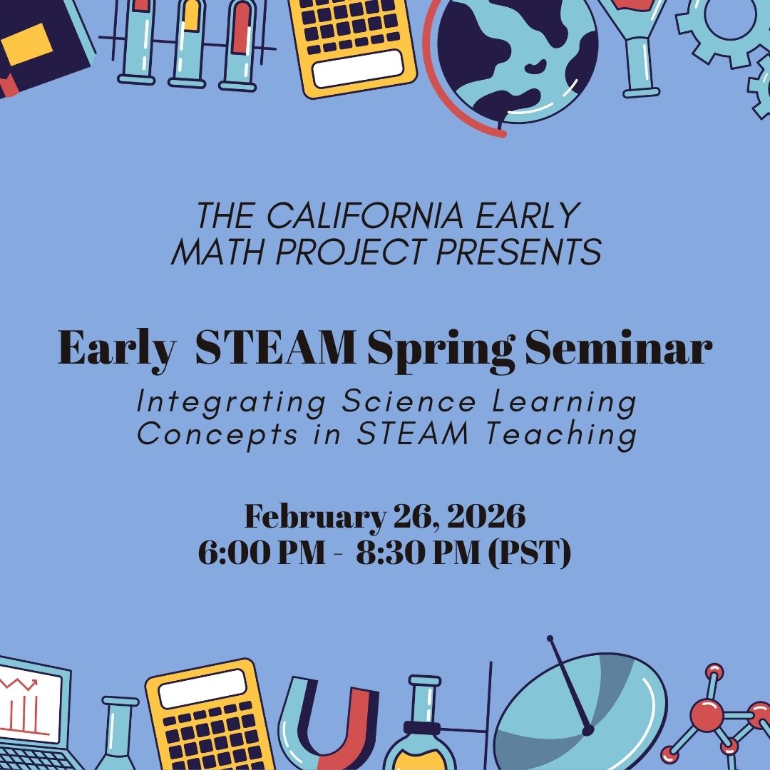 SBECalifornia's tweet photo. Calling all teachers, families, librarians &amp; community partners! Join us for a FREE Virtual Spring Seminar on Integrating Science into STEAM Teaching. Attendance certificates will be available for those attending the event. Register here: https://t.co/1bVSA7WdTZ https://t.co/YcFarBBY4Y