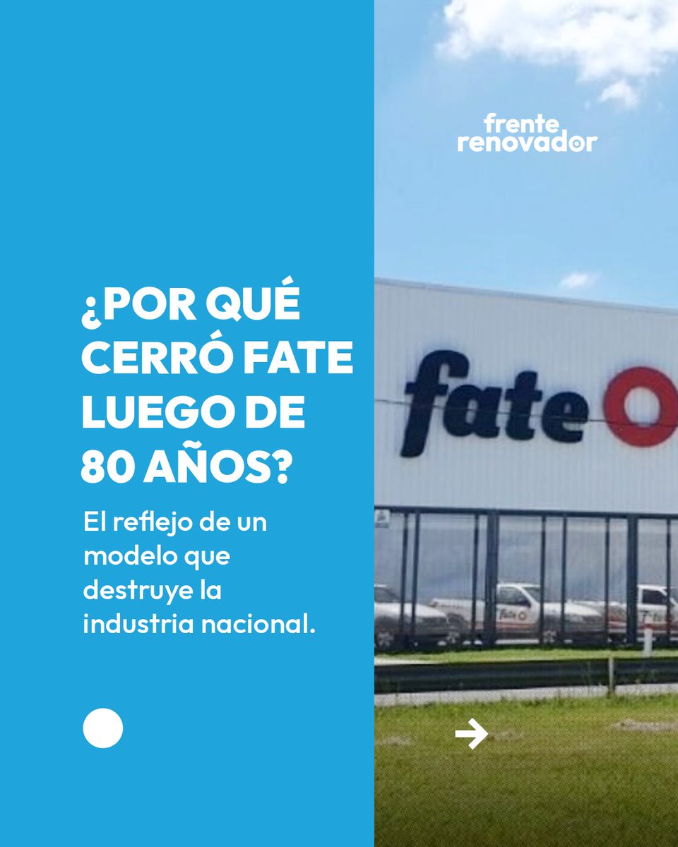 El cierre de Fate no es solo una fábrica que baja la persiana: son familias sin trabajo y otro pedazo de industria nacional que desaparece.

El modelo de Javier Milei ya no es una teoría. Es despidos y menos Argentina productiva.