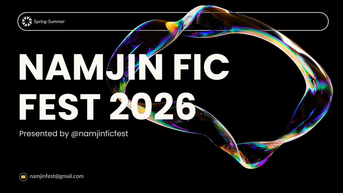 namjinficfest's tweet photo. We now present you the Namjin Fic Fest 2026! (Spring-Summer)

🫧 ao3: https://t.co/JOYK8rwrbT

🫧 alterspring: https://t.co/KWXVHoDsqu

🫧 email: namjinfest@gmail.com https://t.co/FHEaqprJJa