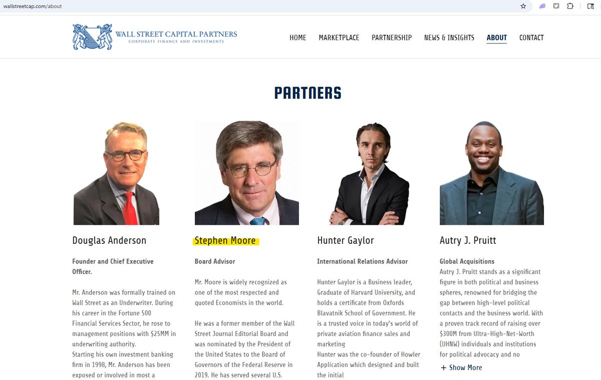 $NATM Stephen Moore on the board of merge in Metaterra as well as Wall Street Capital. 260k at dtc.