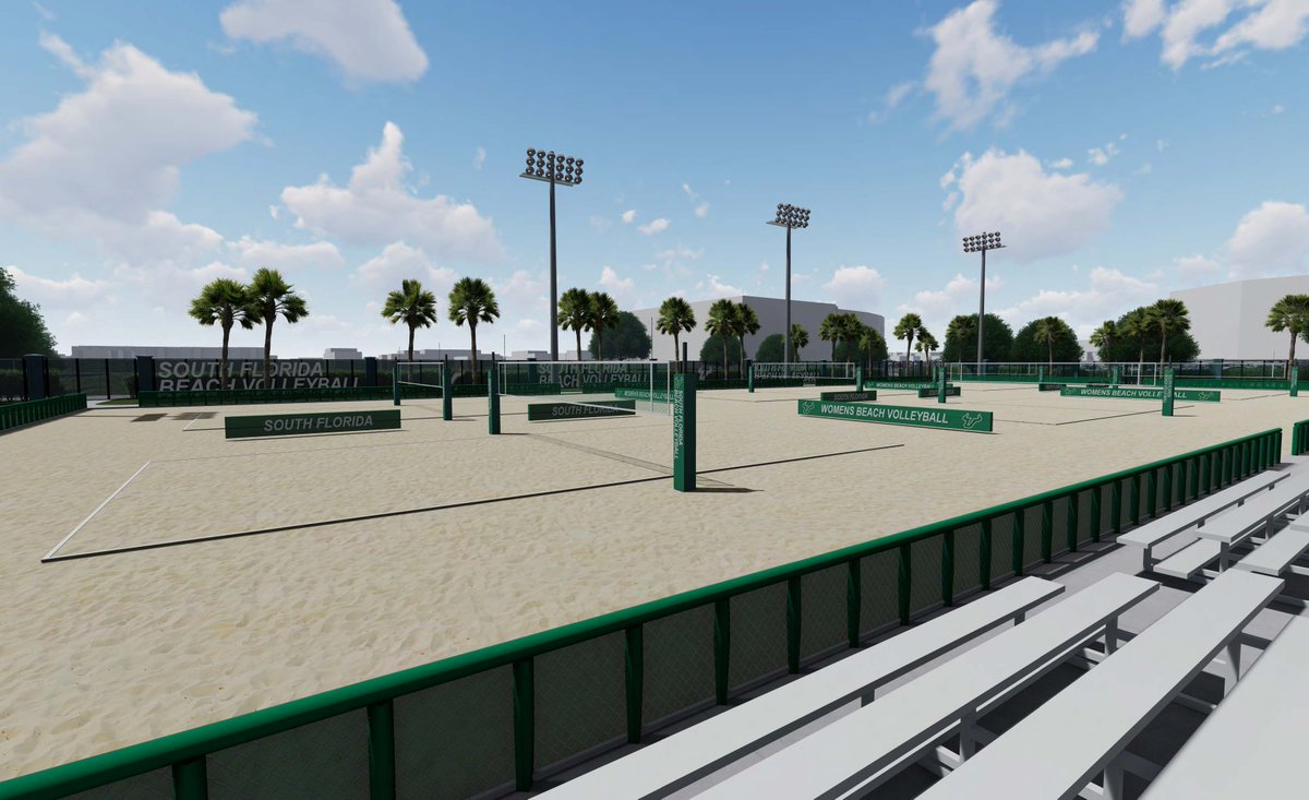 The future's looking...sandy 😏

We're excited to announce plans for a six-court <a href="/USF_BeachVB/">USF Beach Volleyball</a> facility to be constructed within the current Athletics District on the Tampa campus.

📝: gobulls.co/BeachVBFacility