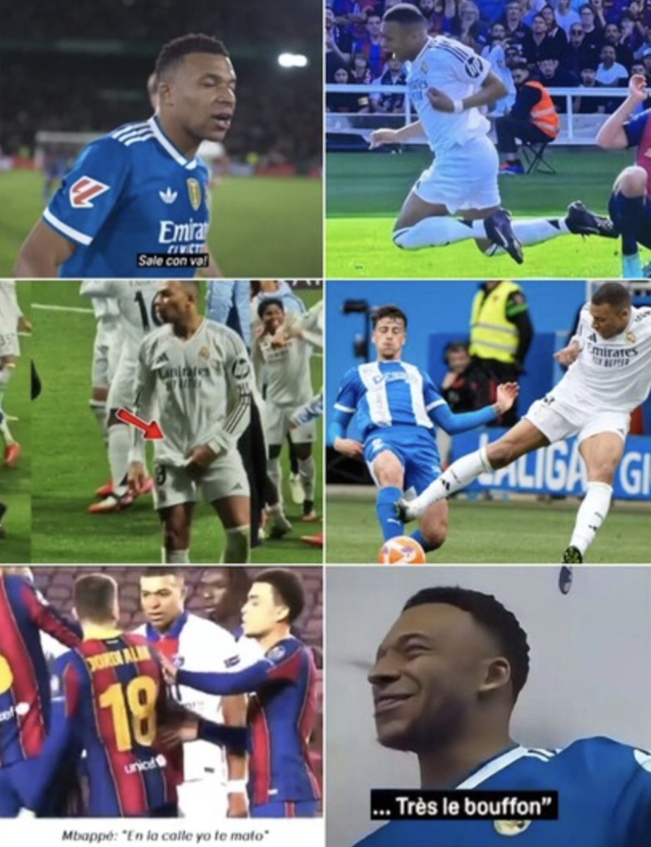 Que dice Mbappé que cuidado con el comportamiento de otros jugadores.