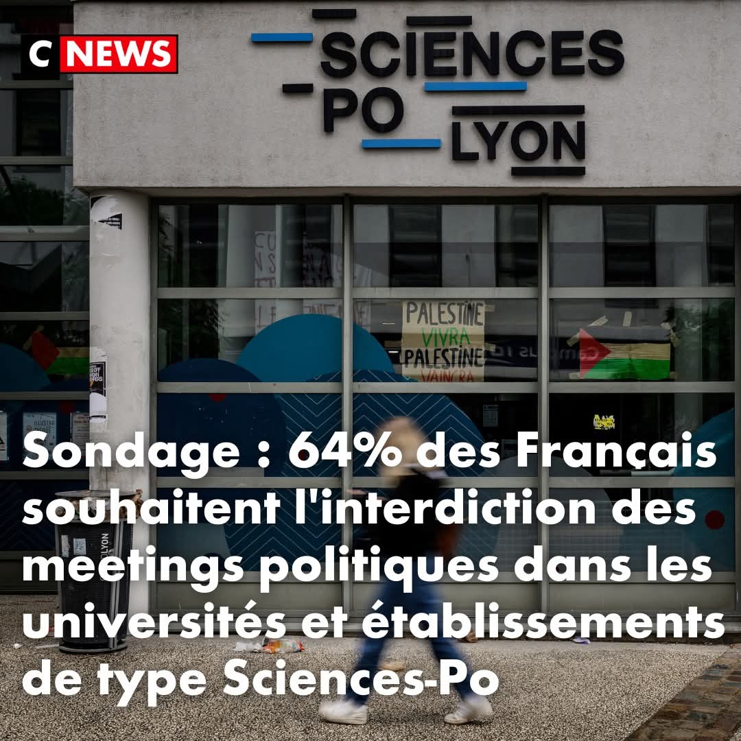 Les seules conférences autorisées par les dirigeants universitaires sont celles des députés LFI depuis des années. Les autres risquent de tomber sur les assassins de la Jeune Garde ! Alors oui aucune conférence politique ne doit être tolérée dans nos campus ! <a href="/CNIP_FR/">CNIP</a> <a href="/CniParis/">CniParis</a>