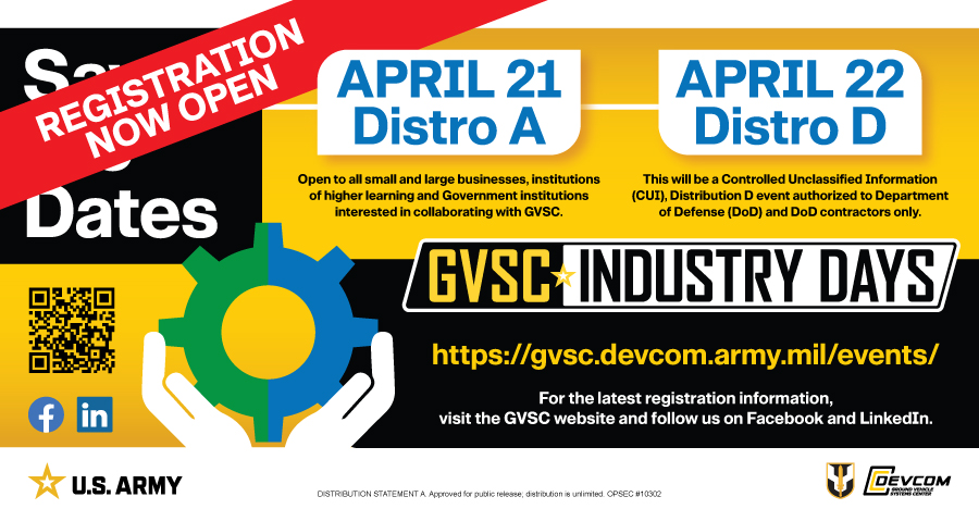 U.S. Army DEVCOM Ground Vehicle Systems Center tweet media