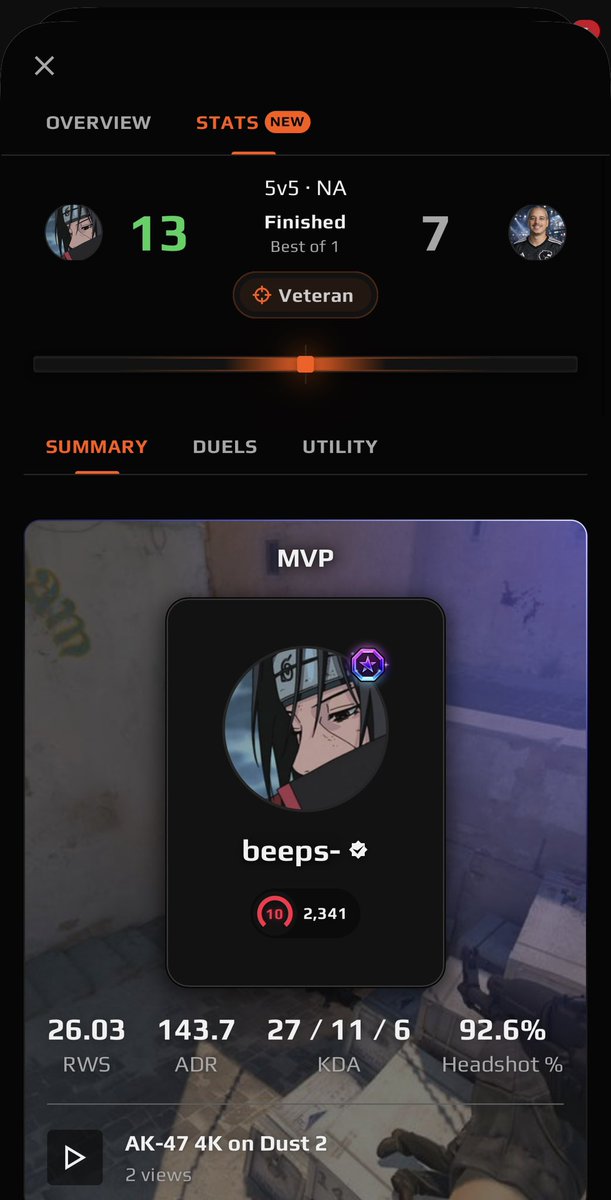 dnz1nCS's tweet photo. @FACEIT_Darwin this guy is cheating, I already checked his demo. Could you take a look please? I lost 3 times to this guy already :/
Thanks!

@FACEITcs https://t.co/NryQg8F0rP