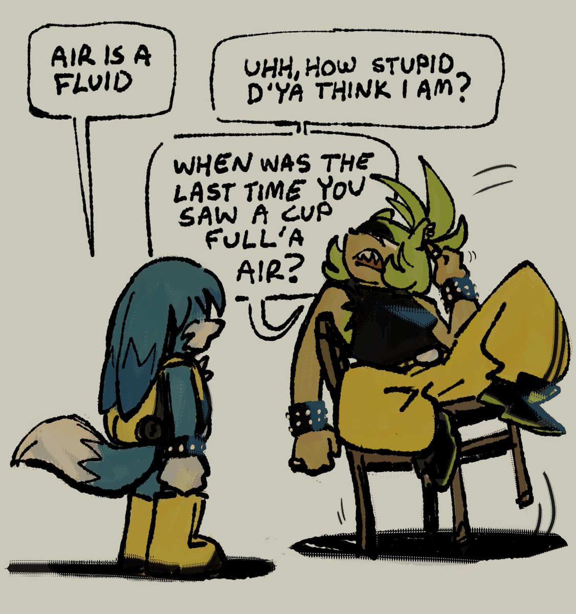 Sonic and Tails had this exact conversation beat for beat btw #surgethetenrec