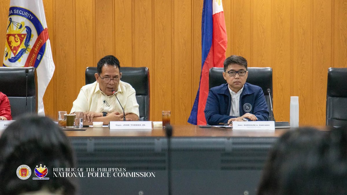 LOOK | NAPOLCOM Deputy Executive Officer Atty. Arlene L. Castro-Co attended the Inter-Agency Meeting hosted by the National Bureau of Investigation (NBI), in partnership with the Presidential Task Force on Media Security (PTFoMS).

See post here: facebook.com/10006486303392…