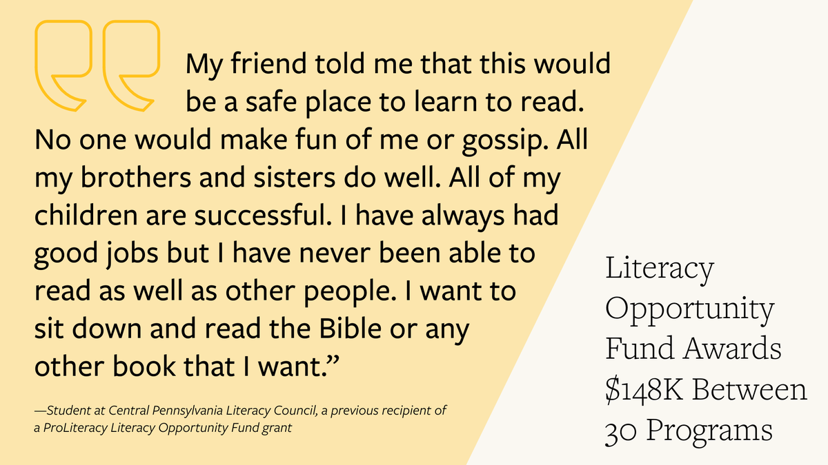 ProLiteracy tweet media